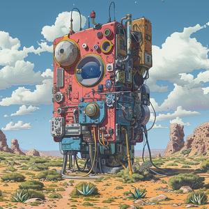 time  machine  robot  desert  electronics  mechanical  Moebius  Stalenhag  installation  fantasy 1060432