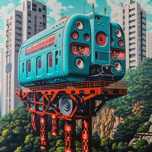 train  bridge  minimal  chromolithography  Escher  landscape  structure  abstract  geometry  composition 1037720