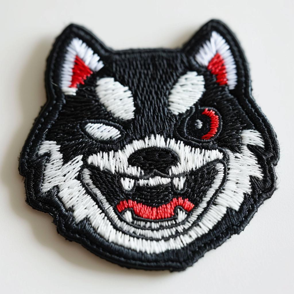patch  husky  dog  chenille  streetwear  anthropomorphic  minimal  stitching  design  animal 961469