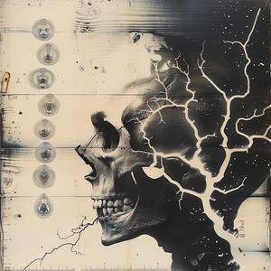 skull  lightning  painting  abstract  x-ray  modern  art  dark  textured  bold 1061527