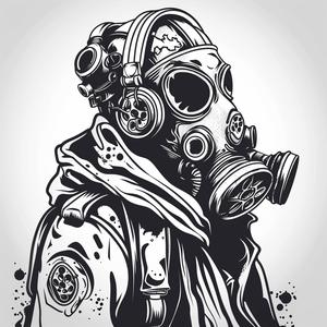 gasmask  man  beard  surreal  jacket  dark  portrait  urban  intense  strange 1069662