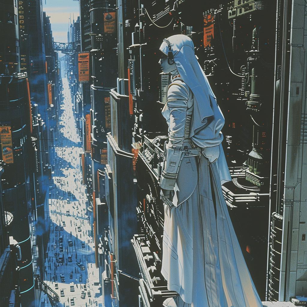 sci-fi  albino  city  future  woman  urban  landscape  futuristic  architecture  art 1021281