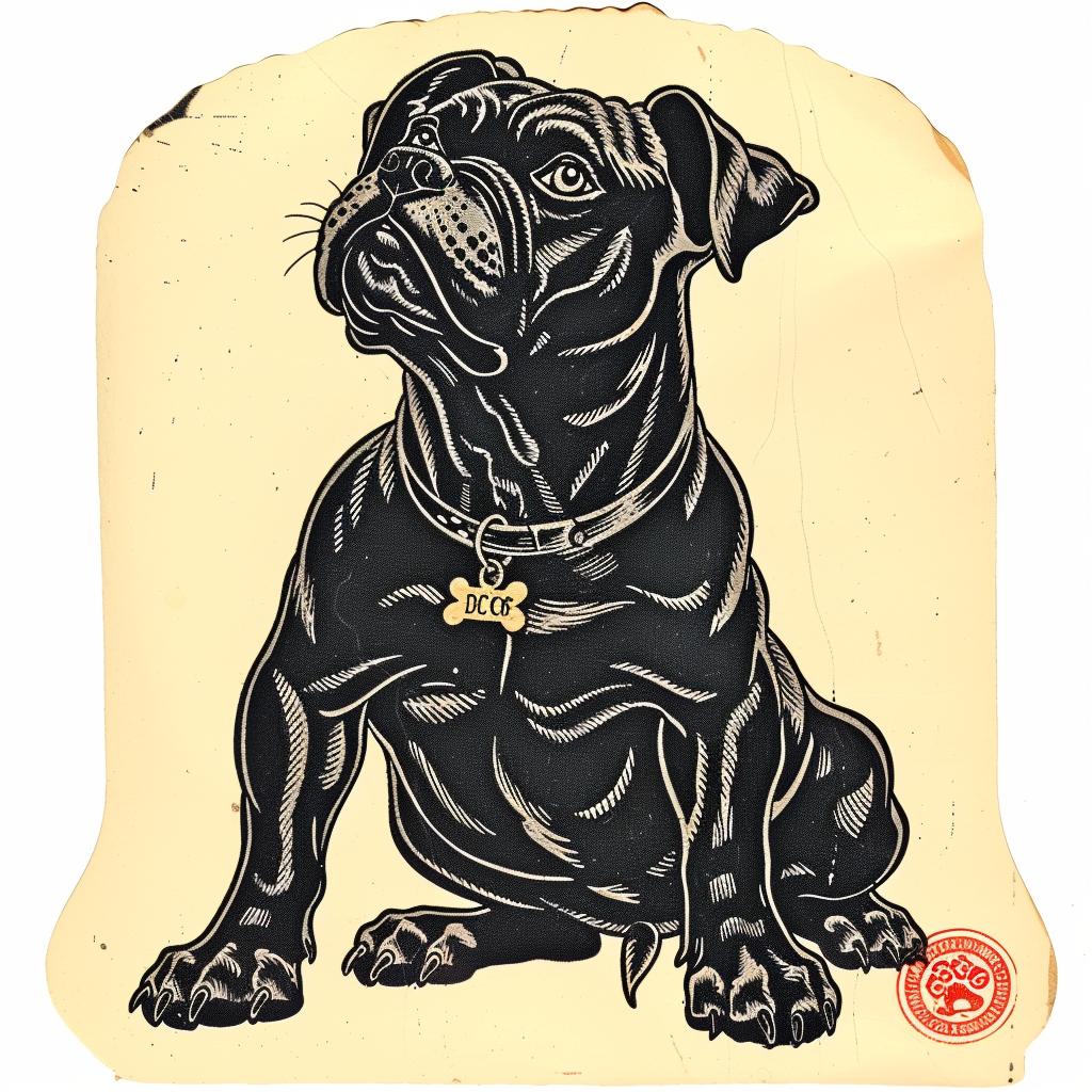 dog  CaneCorso  black  animal  pet  background  illustration  cute  portrait  design 942842