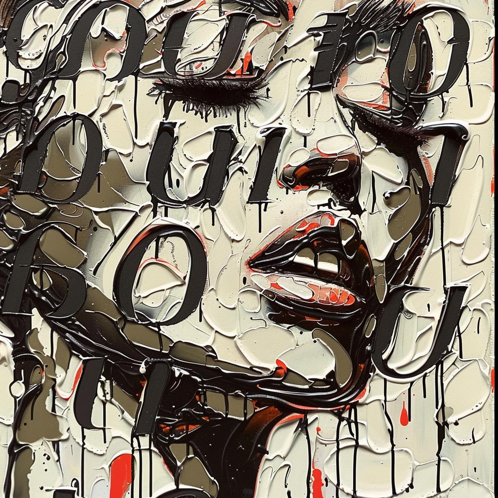 encaustic  painting  woman  beauty  text  colors  emotional  portrait  Chris  Bachalo 924151