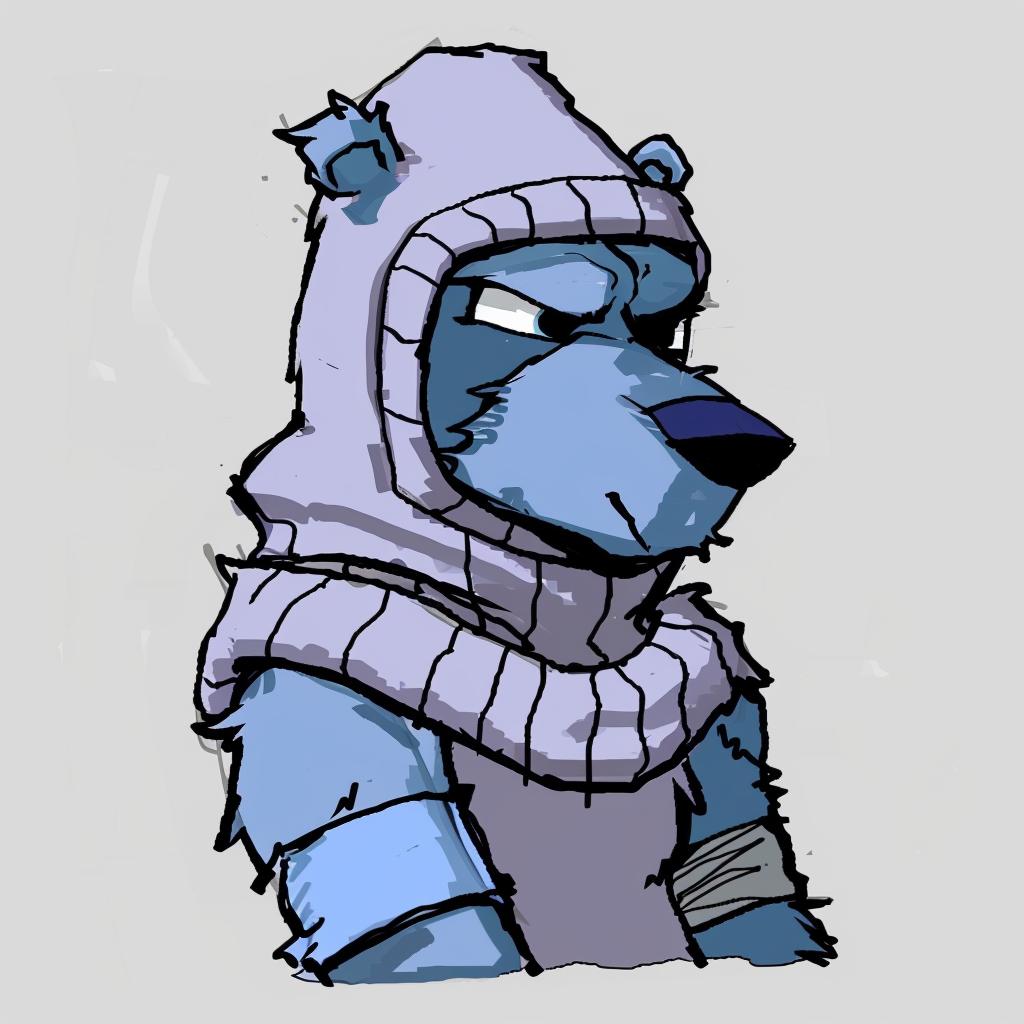 bear  scarf  hat  aggressive  hip-hop  minimal  cartoon  animal  urban  culture 959443