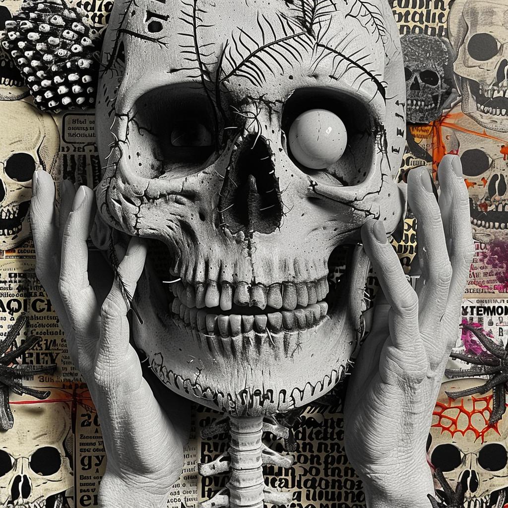 provocative  art  skull  hand  dark  spiritual  naturalistic  occult  visual  introspective 935839