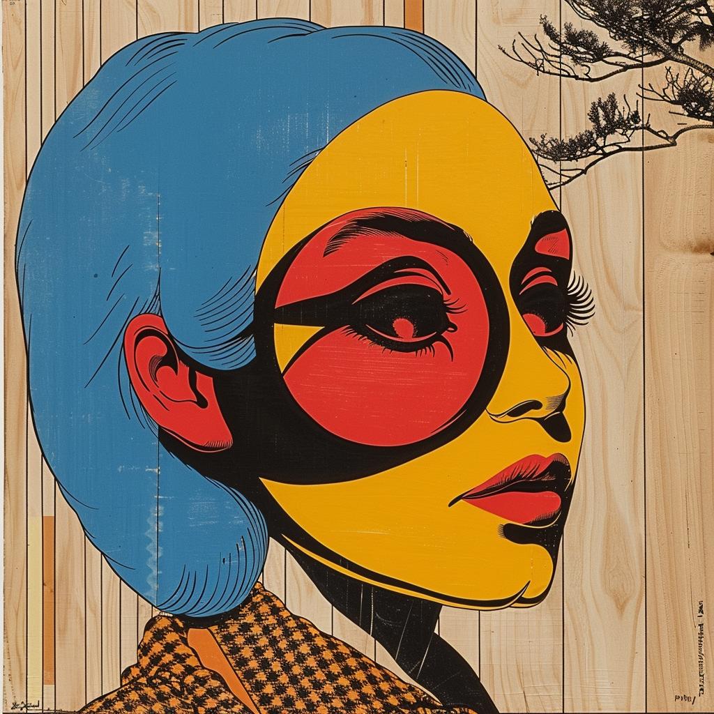painting  colorful  face  red  eyes  collage  geometry  artwork  design  sophisticated 1019791