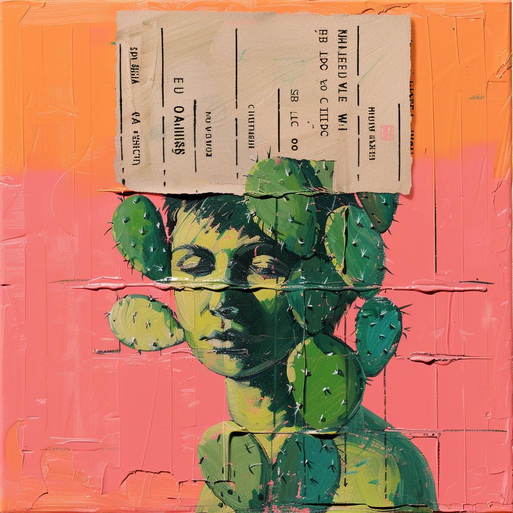 portrait  woman  cactus  biological  illustration  palette  op-art  creative  nature  unconventional 974967