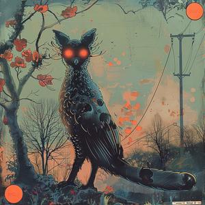 chromolithography  cat  glowing  eyes  painting  colorful  detailed  animal  whimsical  nature 1059382