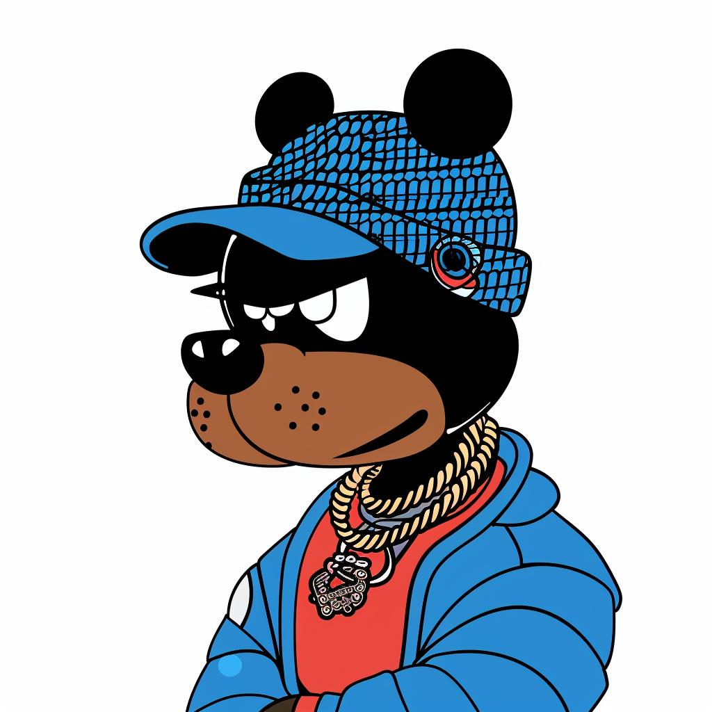 animal  bear  streetwear  aggressive  cartoon  urban  minimal  cap  jacket  bold 958954