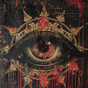 surreal  album  cover  dark  occult  symbolist  screenprint  eye  blood  Todd 1079107