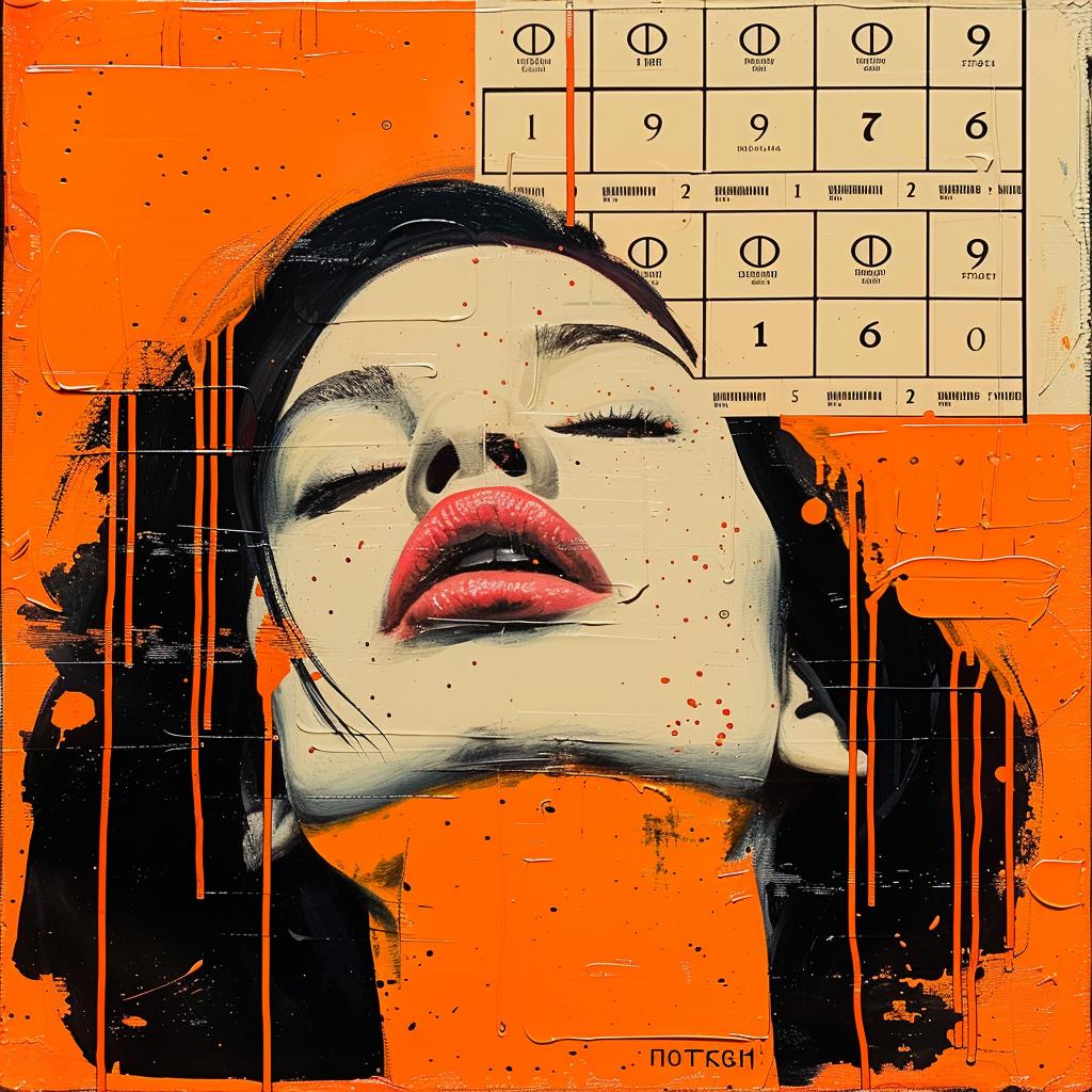 album  cover  latina  woman  orange  impasto  painting  Joan  Cornella  1980s 963459