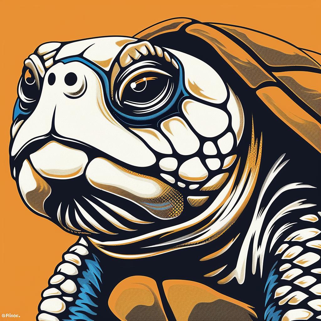 turtle  blue  white  shell  orange  background  animal  cute  eyes  illustration 962357