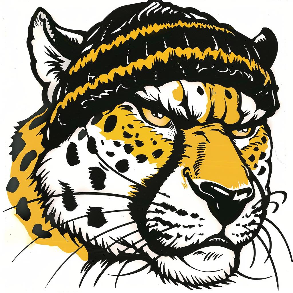jaguar  portrait  vibrant  comic  jackkirby  1950s  cap  illustration  animal  colorful 920327