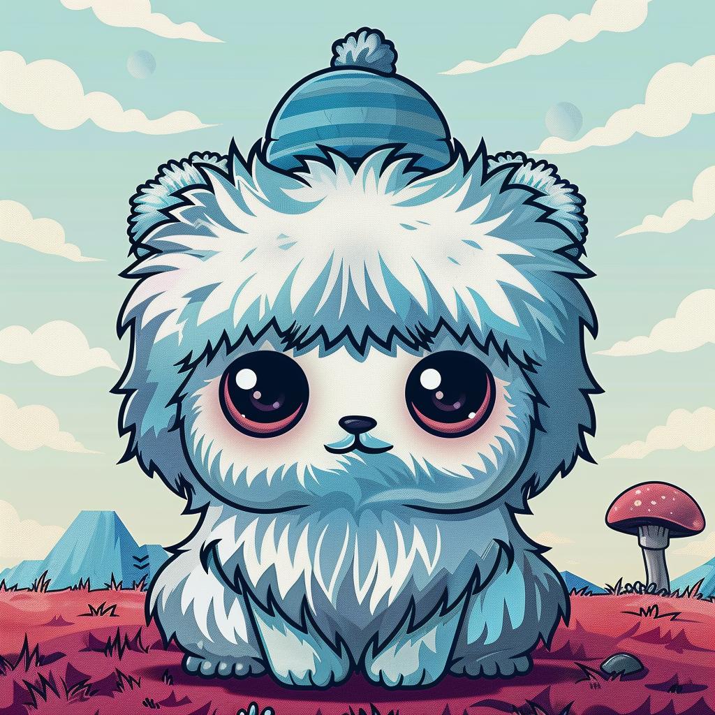 dog  cartoon  cute  white  blue  eyes  hat  fun  playful  pet 1032611