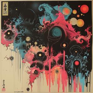 colorful  painting  poster  Tsukioka  Yoshitoshi  Tim  Biskup  Risograph  Symbolist  artwork 1078475