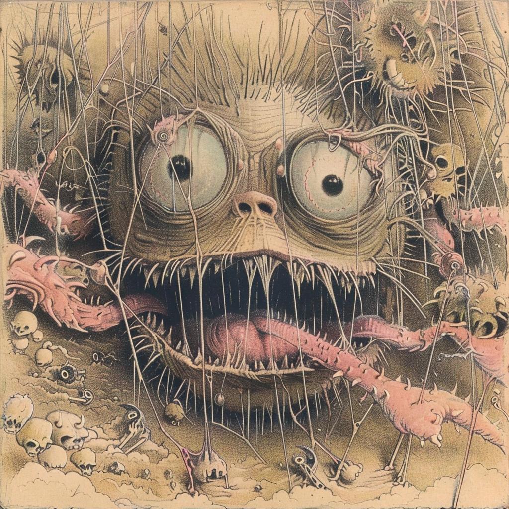 horror  monster  drawing  fantasy  1917  weird  illustration  strange  creature  art 946162