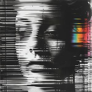 lithograph  portrait  black  white  photo  art  lines  abstract  facial  expression 1039008