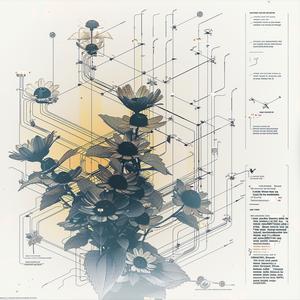 poster  flower  diagram  plant  functional  artwork  botanical  design  illustration  nature 1060620