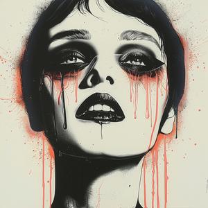 woman  blood  dripping  gore  surreal  emotional  dark  face  art  disturbing 1072614
