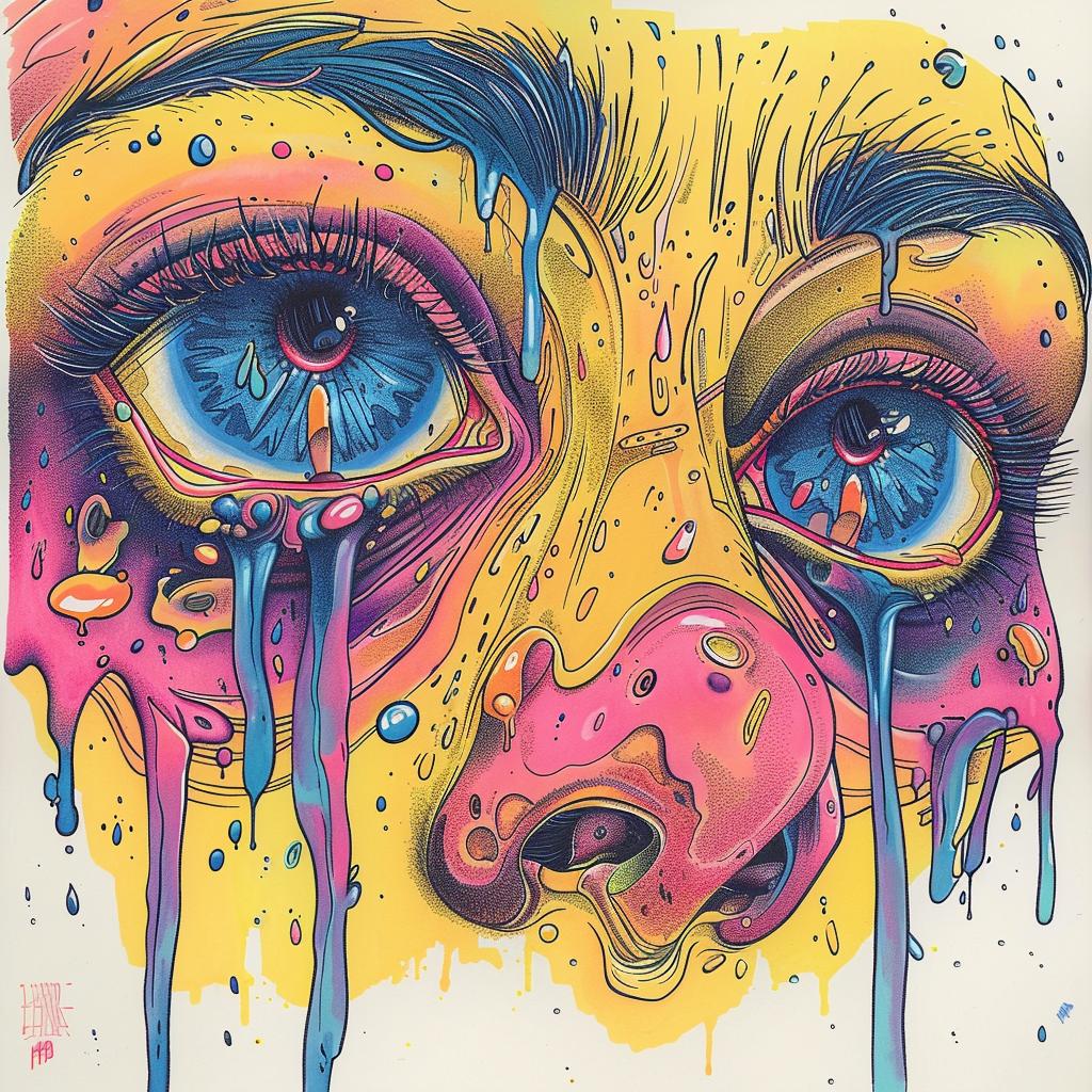 tears  joy  woman  colorful  spiritual  dark  occult  naturalistic  emotion  art 925180