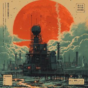japanese  horror  poster  city  future  industrial  factory  clouds  minimalism  abstract 1040363