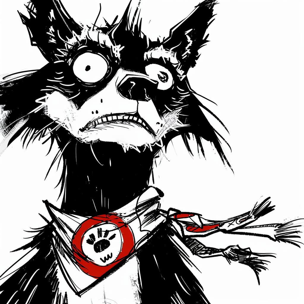 aggressive  streetwise  animal  bandana  dog  drawing  cartoon  minimal  urban  cute 959021