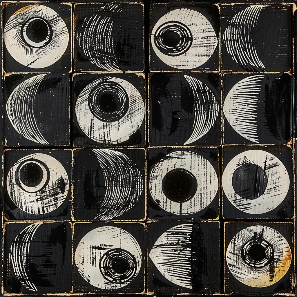 eyeballs  painting  black  white  circle  abstract  visual  art  geometry  design 936441