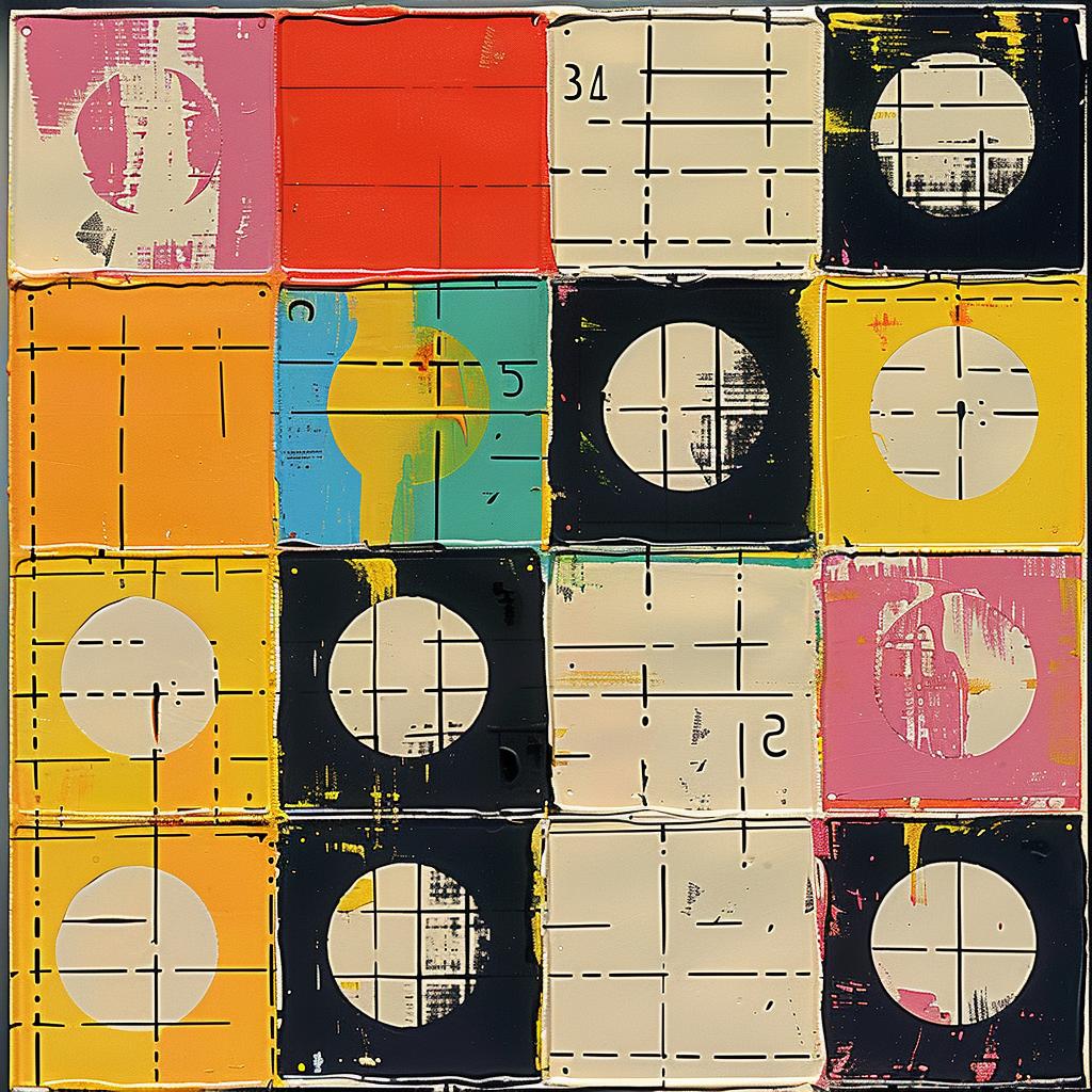painting  squares  circles  abstract  colorful  geometry  art  design  pattern  modern 950273