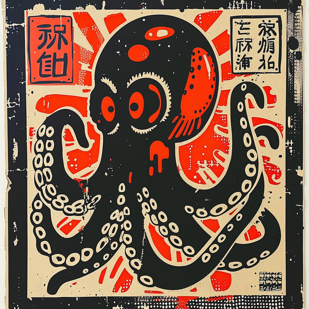 octopus  collage  art  vintage  street  aggressive  design  abstract  graphic  culture 949704