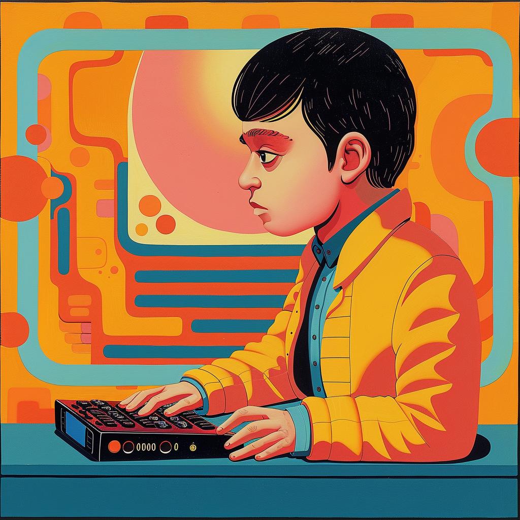 boy  orange  jacket  computer  casual  digital  interaction  youth  technology  contemporary 966502