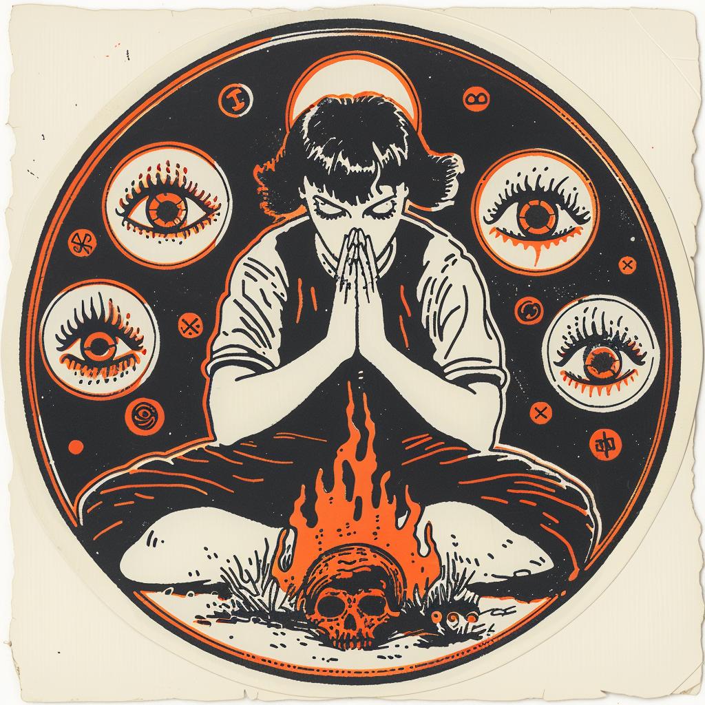 provocative  dark  naturalistic  spiritual  terror  occult  art  album  cover  devil 934961