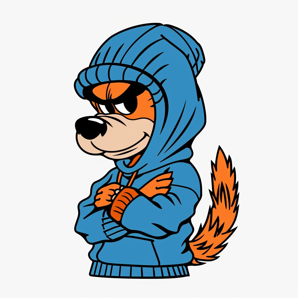 animal  character  streetwear  aggressive  cartoon  urban  minimal  hoodie  nose  bold 958946