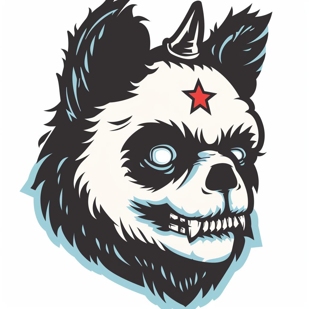 panda  skull  star  dark  cute  fantasy  animal  art  symbol  design 942560