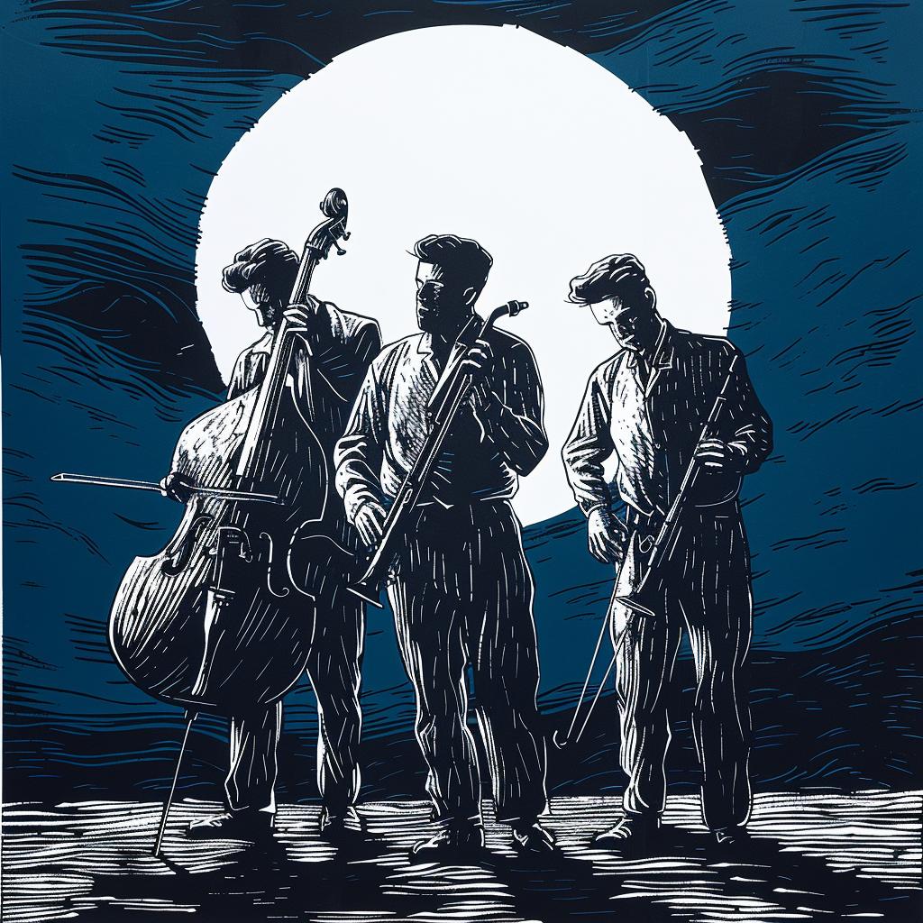jazz  band  midnight  moon  trio  music  performance  blue  dynamic  night 1025750