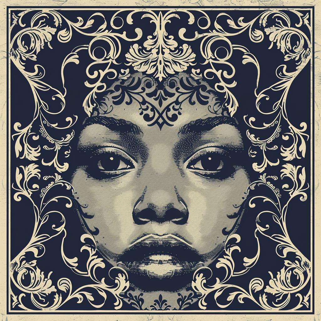 album  blue  cream  woman  face  graphic  design  artwork  portrait  Obey 918062