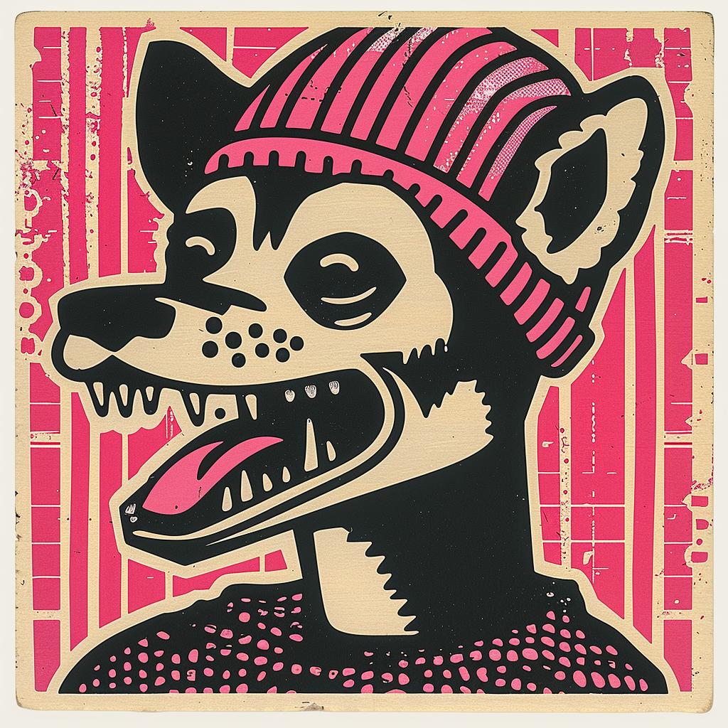 dog  cap  street  culture  anthropomorphic  simple  minimal  urban  graphic  poster 957717