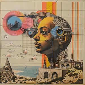 vintage  collage  dada  constructivist  portrait  man  face  abstract  layered  Robert Rauschenberg 1036589