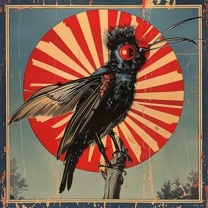 poster  band  blackbirds  chromolithography  art  music  graphic  design  vintage  illustration 1052210