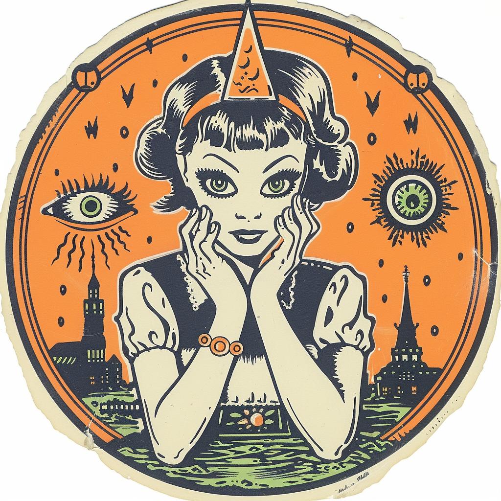 provocative  art  naturalistic  spiritual  terror  dark  occult  girl  hat  crown 935565