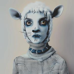 woman  sheep  head  fantasy  portrait  surreal  animal  face  artistic  illustration 1073633
