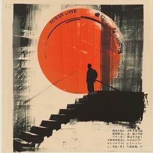 poster  stairs  man  redsun  visual  design  Saul  Bass  artwork  graphic 1068158