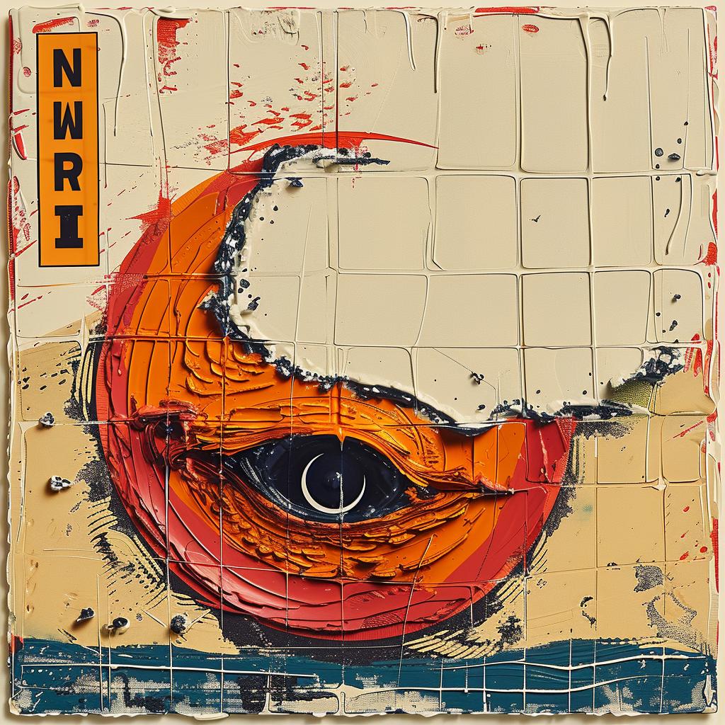 painting  orange  eye  abstract  emotive  colorful  expressionistic  symbol  modern  artwork 947742