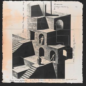 drawing  man  stairs  walking  isometric  projection  Saul  Bass  Picasso  Cahun 1067251