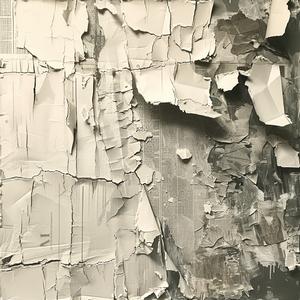 newspaper  ripped  photograph  black  white  wall  peeling  paint  texture  surface 1076121