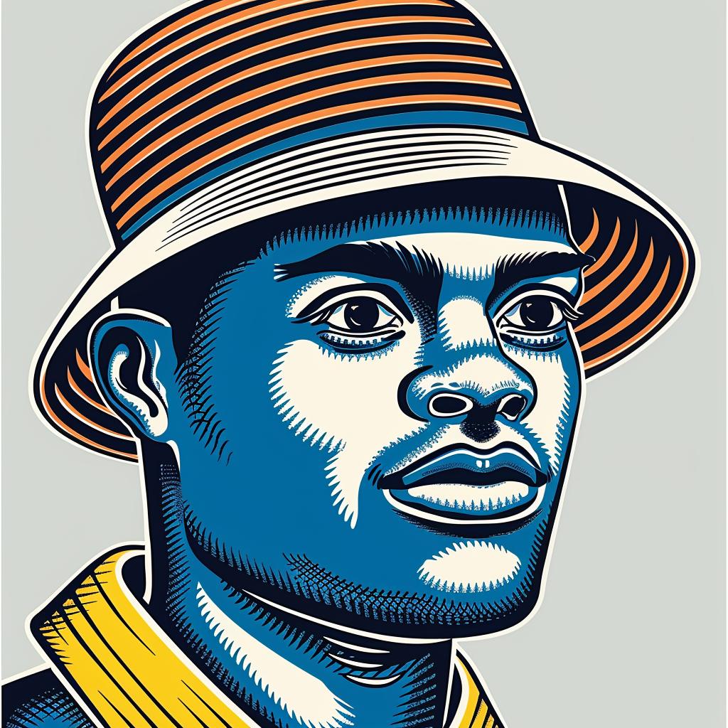 man  poster  hat  illustration  fashion  portrait  stylized  accessory  bold  lifestyle 962477
