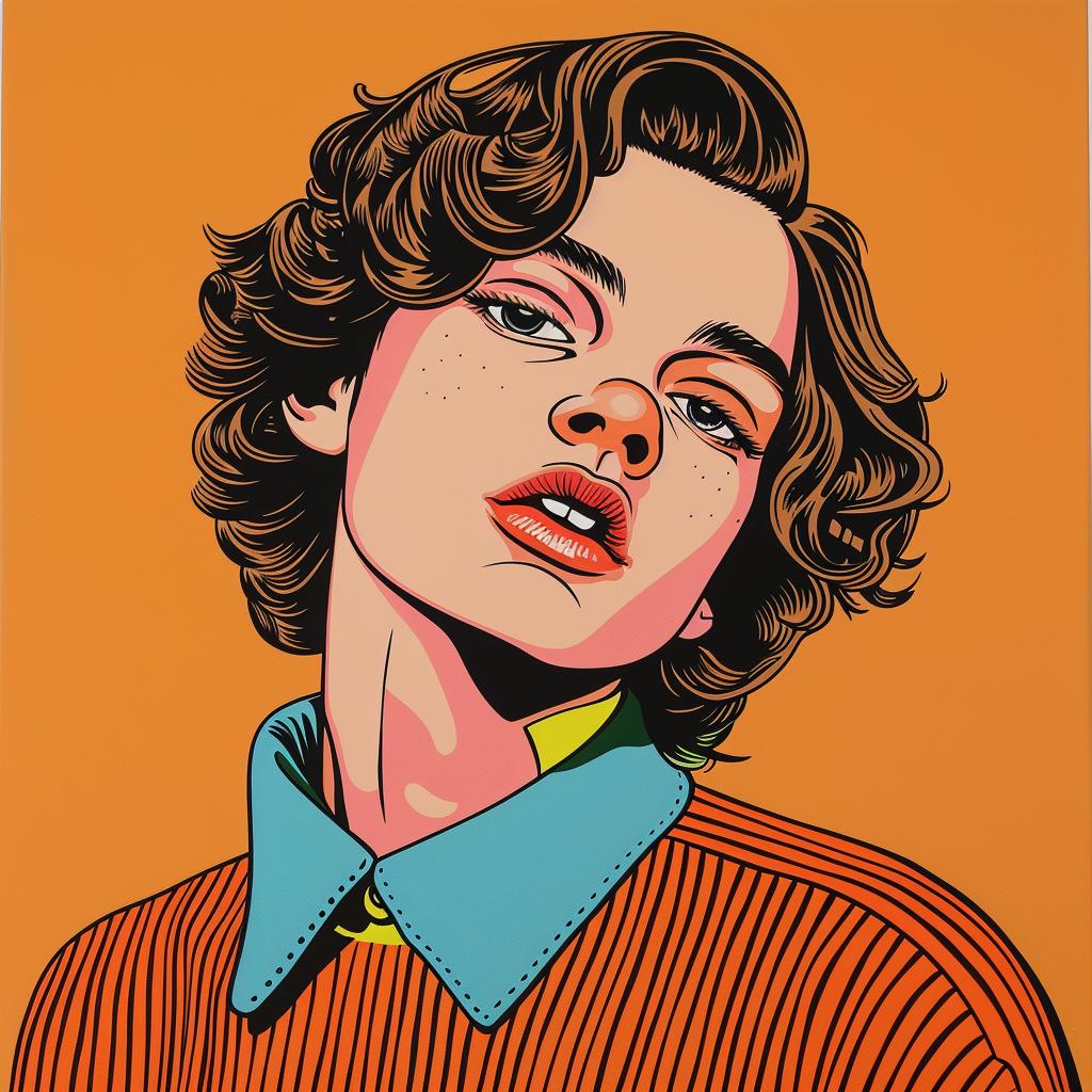 woman  portrait  curly  hair  artistic  colorful  style  expression  beauty  fashion 973582