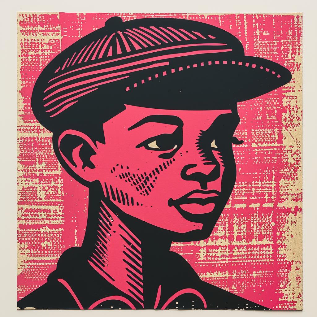 colorful  portrait  minimalist  street  culture  Denzel  Smith  aggressive  hat  symbolic 957205