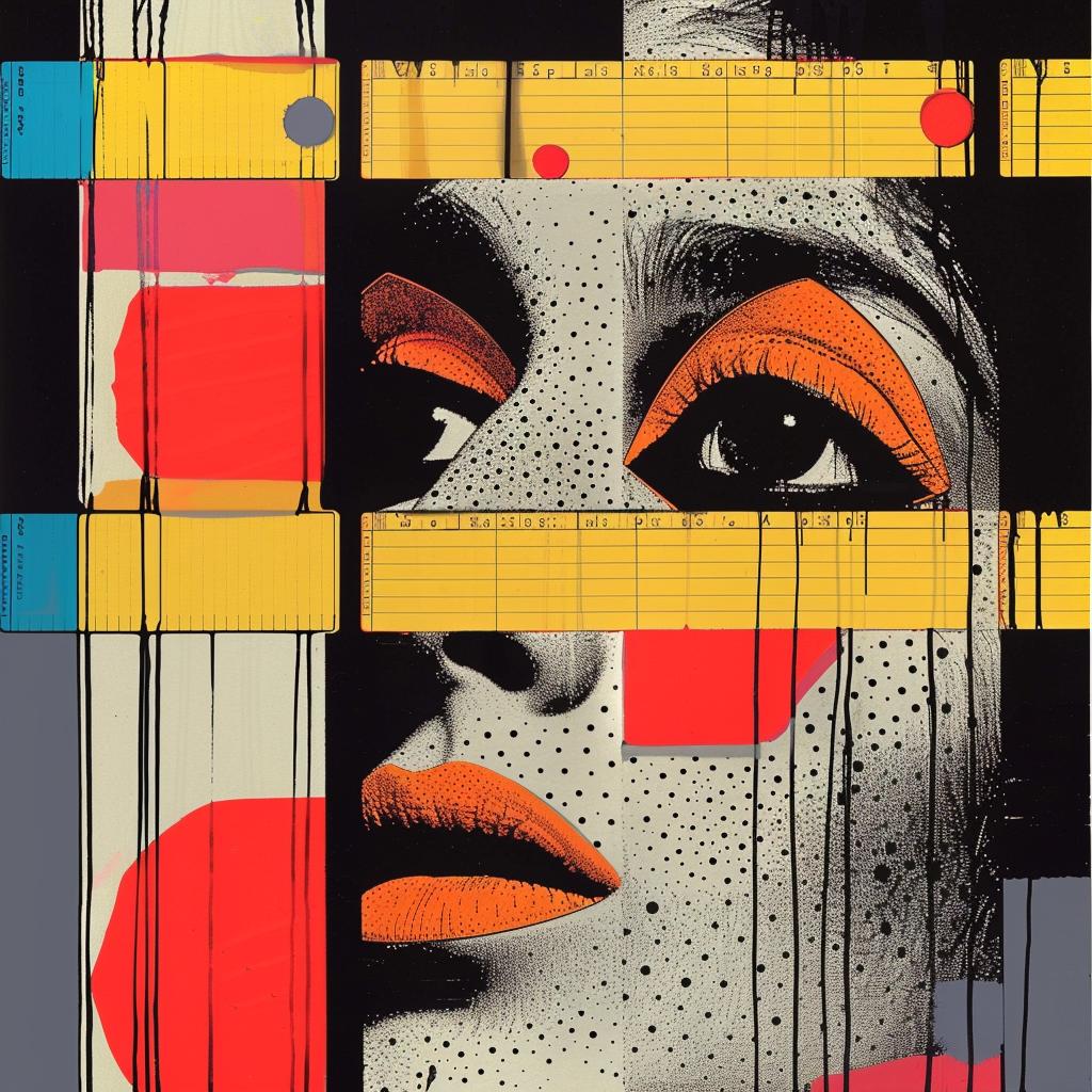 graphic  design  abstract  face  colors  lines  tattoo  style  aesthetic  composition 969355