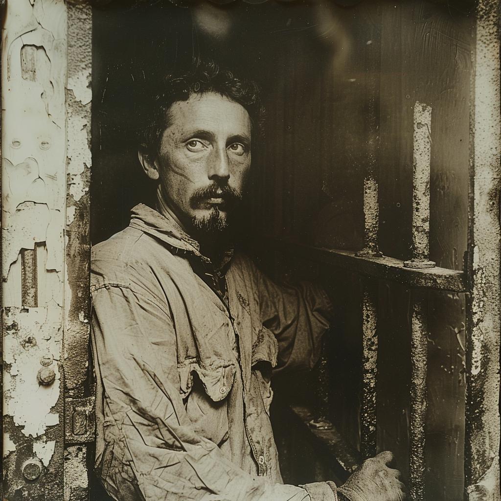 crazy  bill  photo  prison  jail  1912  focal  historical  vintage  character 1020448
